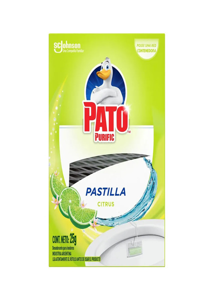 Pato pastilla citrus