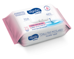 Toallitas Micelares Desmaquillantes Algabo x25 Unid.