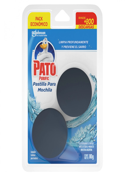 Pato Pastilla Para Mochila Fresh x2x80grs