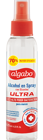 Alcohol en Spray Ultra x125 ml.