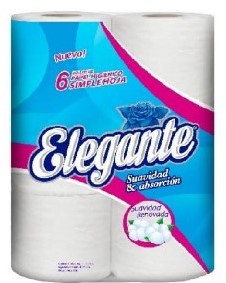 Papel Higienico ELEGANTE 6X30X12 