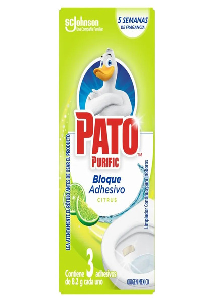 pato purific bloque adhesivo citrus