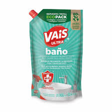 Limpiador Liquido Vais Ultra x900 ml. REPUESTO Baño