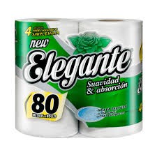 Papel Higiénico ELEGANTE 4X80X10 mts