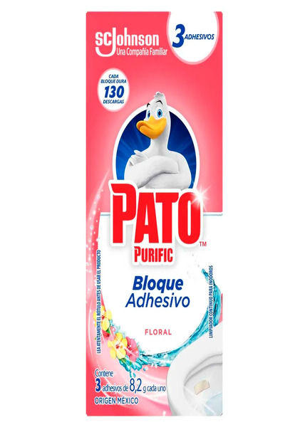 pato purific bloque adhesivo floral perfection